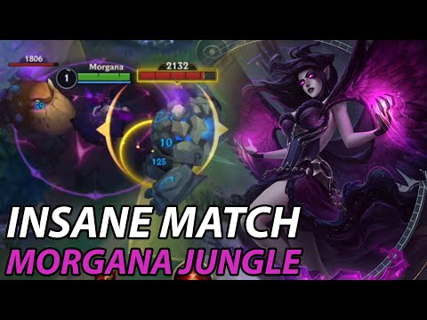 FAST JUNGLE CLEAR | MORGANA JUNGLE WILD RIFT GAMEPLAY