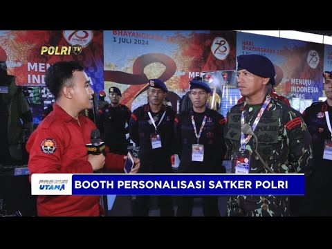 BOOTH KORPS BRIMOB DI PERAYAAN HARI BHAYANGKARA