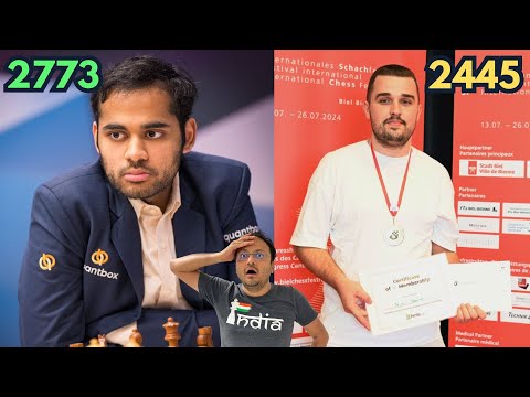 When India no.1 Arjun Erigaisi took on an IM rated 2445 | Arjun vs Saraci | European Club Cup 2025