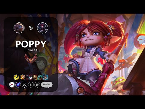 Poppy Jungle vs Elise - KR Grandmaster Patch 14.1