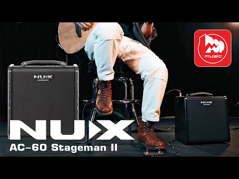 Комбик для акустической гитары NUX AC-60 Stageman II (лупер, драм-машина и IR)
