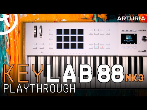 Демонстрация MIDI-клавиатуры Arturia KeyLab 88 Mk3