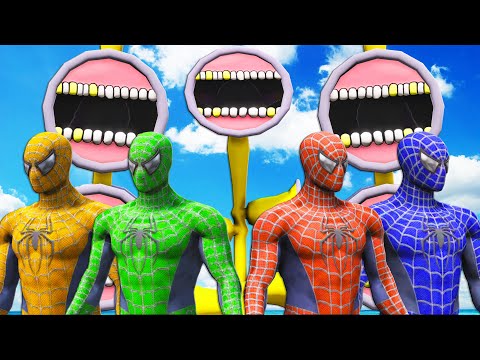 TEAM SPIDER-MAN VS SIREN HEAD GOLD