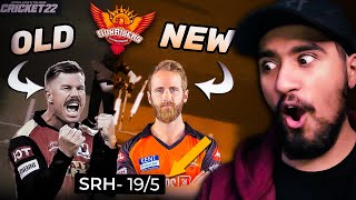 Beating RCB's lowest IPL score with SRH | Cricket 22