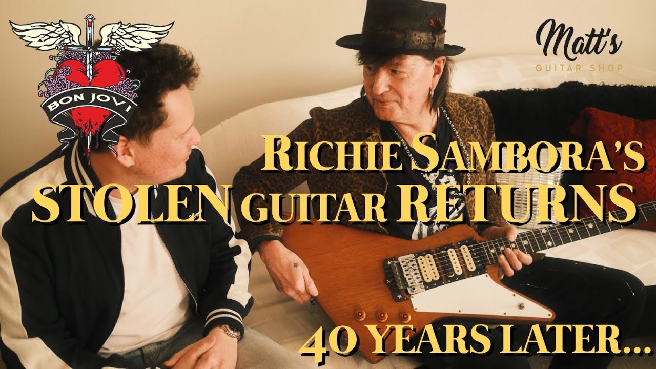 Richie Sambora&rsquo;s Gibson Explorer Recovered After 41 Years (Full Exclusive Interview) ! - YouTube