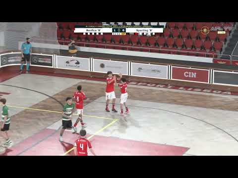 Summary - Benfica "B" vs. Sporting "B" - AF Lisboa • CD I Division Futsal Under-15 | Matchday 3