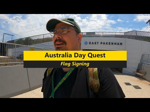 𝐆𝐞𝐭𝐭𝐢𝐧𝐠 𝐦𝐲 𝐟𝐥𝐚𝐠 𝐬𝐢𝐠𝐧𝐞𝐝 | Australia Day Special