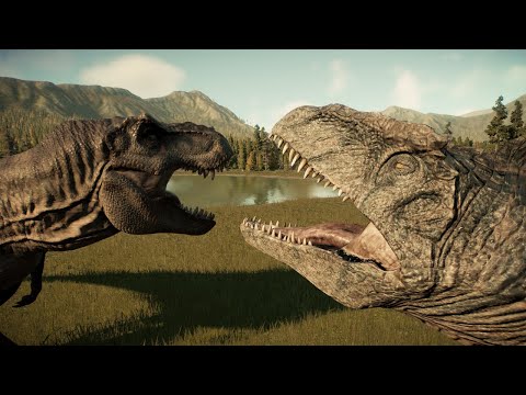 ALL LARGE CARNIVORE BATTLE ROYALE IN OREGON - Jurassic World Evolution 2