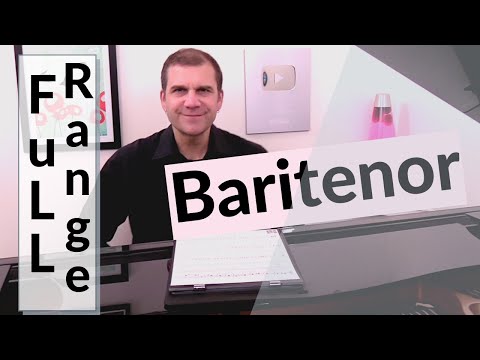 Baritenor Singing Warm Up - Full Range - Comprehensive