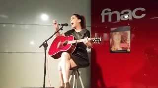 Ruth Lorenzo - Patito feo - Showcase Madrid 28/10/2014 Fnac Firma de discos Planeta azul