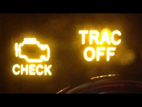 How to Fix & Reset Check Engine and TRAC OFF Warning Lights Stays On or Flashing | TRAC OFF Light On