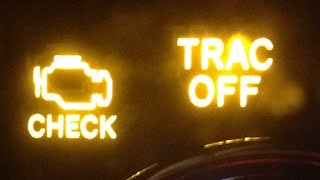 How to Fix & Reset Check Engine & TRAC OFF Warning Lights Stay On or Flashing | TRAC OFF Light On