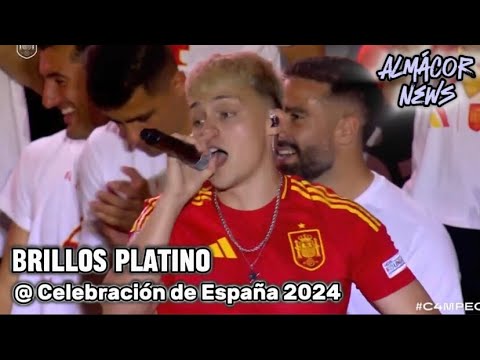 Almácor - Brillos Platino @ Celebración de España por la Eurocopa 2024 en Cibeles, Madrid