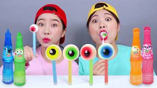 NIK-L-NIP Batang Lilin Jeli Bola Mata Mukbang DONA