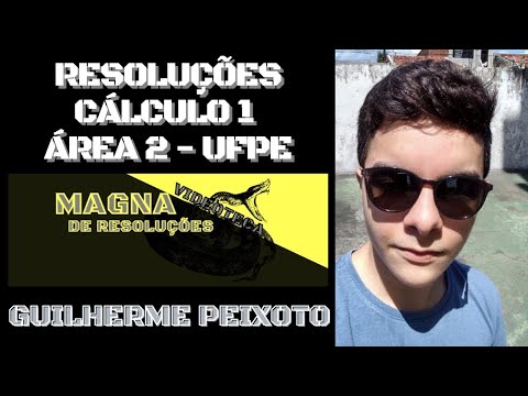 Resolução da Prova de Cálculo 1 - 2022.2 - 1º UNIDADE - Área 2 - UFPE
