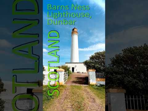 Barns Ness Lighthouse #drone #uktourism #history