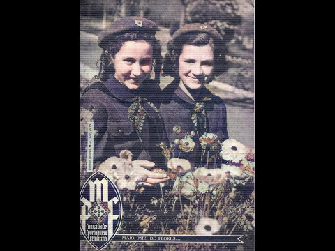 Mocidade Portuguesa Feminina apresenta o concurso Rapariga Ideal 1973 (colorido)