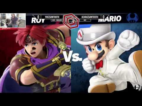 Smash on the Rocks: Endgame - YHG|Sawtooth (Roy) Vs. AcaRa|Shoe (Mario) - WQF
