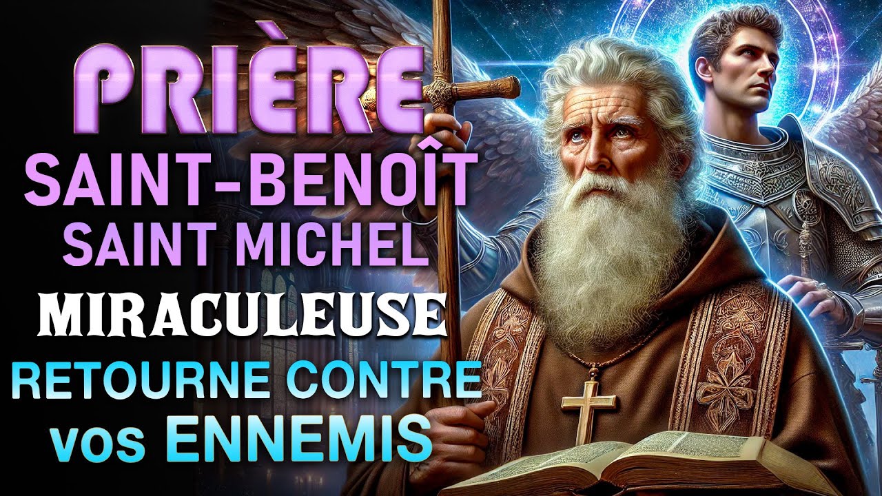 Prière Puissante pour que tout mal se RETOURNE CONTRE vos ENNEMIS 🙌 SAINT-BENOÎT et SAINT MICHEL