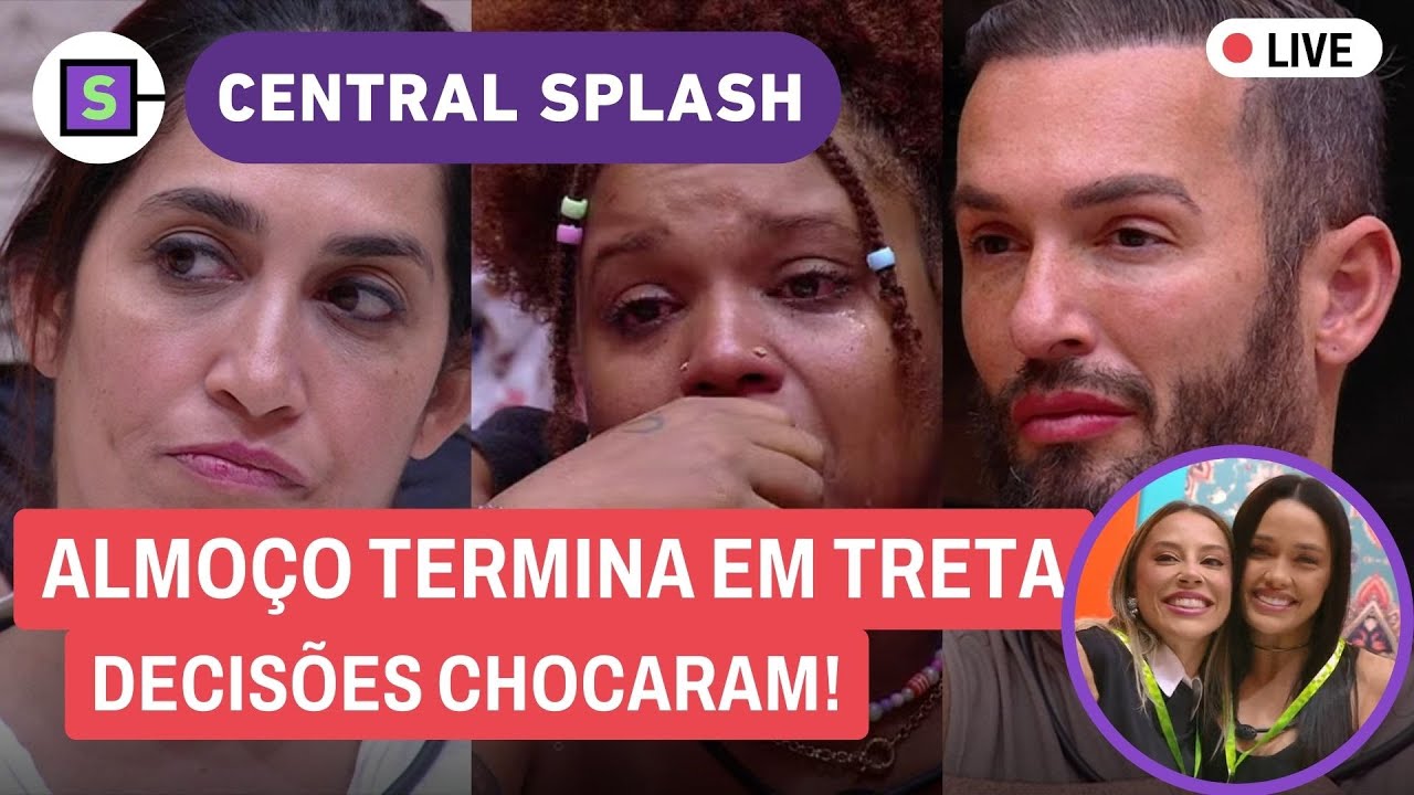 🔥BBB25: CAOS! ALMOÇO do BIG FONE termina em TRETA; EVA e RENATA DISCUTEM com Giovanna! e+ AO VIVO