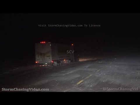 Blizzard Creates Extremely Difficult Travel, Fargo, ND - 1/4/2022