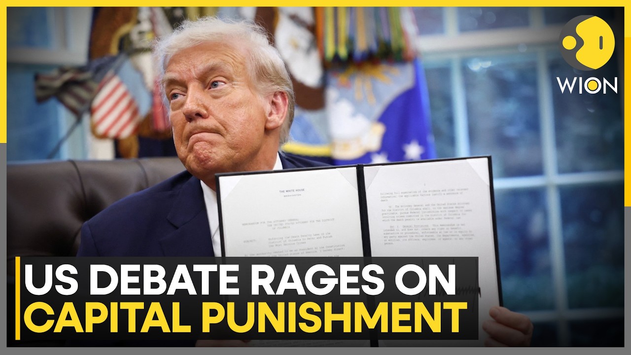 US Death Penalty Debate: Support Falls to 52% | Justice or Risk? | WION
