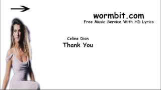 Celine Dion - Thank You (Official Audio)