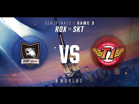 SKT (SK Telecom) vs  ROX (ROX Tigers) - GAME 3 HIGHLIGHTS - Semifinals - 2016 WORLD CHAMPIONSHIP