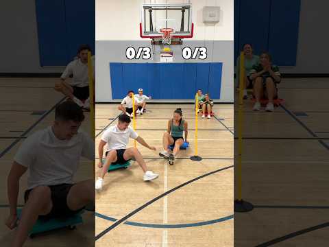 Scooter Relay Race! Boys vs Girls