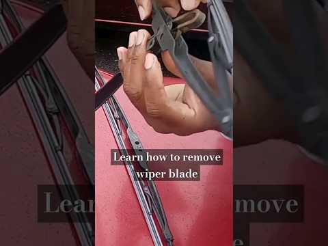 Vehicle maintenance!!! Detail guide how to safely remove wiper blades from car #wiper #windshield.