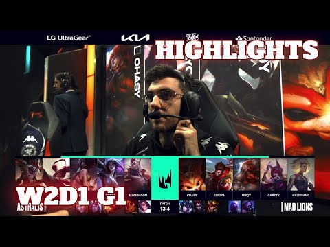 AST vs MAD - Highlights | Week 2 Day 1 LEC Spring 2023 | Astralis vs Mad Lions