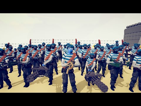300x RUSSIAN SPECIAL FORCE RAID ENEMY BASE - Totally Accurate Battle Simulator TABS