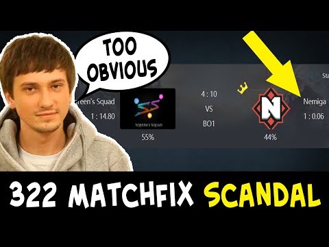 New 322 MATCHFIX scandal — sQreen's Squad vs Nemiga