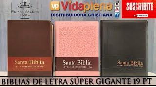 Biblia de LETRA SUPER GIGANTE 19pt de LUJO Reina Valera 60 - Reseña en detalle