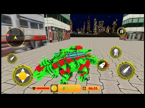 Dragon Robot Police Car Games - Android Gameplay