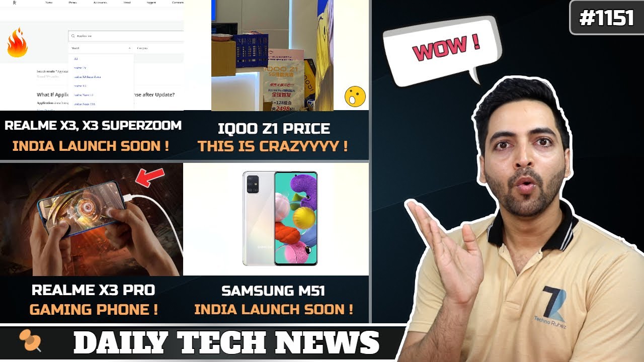 Realme X3 Pro Gaming,Redmi Note 10 Mediatek 800,Lockdown 4.0,Samsung M51 India Launch,IQOO Z1 Price