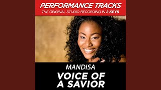 Voice Of A Savior (Low Key Performance Track Without Background Vocals; Low Instrumental Track)