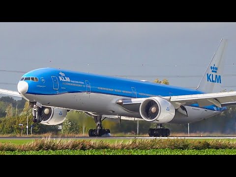 27 AMAZING HEAVY TAKEOFFS & LANDINGS at Schiphol Airport | Amsterdam Plane Spotting Highlights