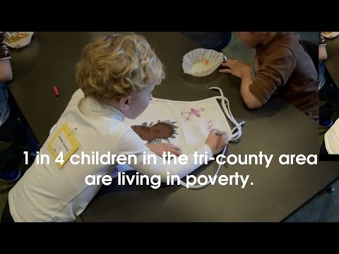 1 in 4 children in the tri-county area are living in poverty.