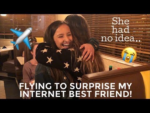 FLYING TO SURPRISE MY INTERNET BEST FRIEND || Brooke Sanchez