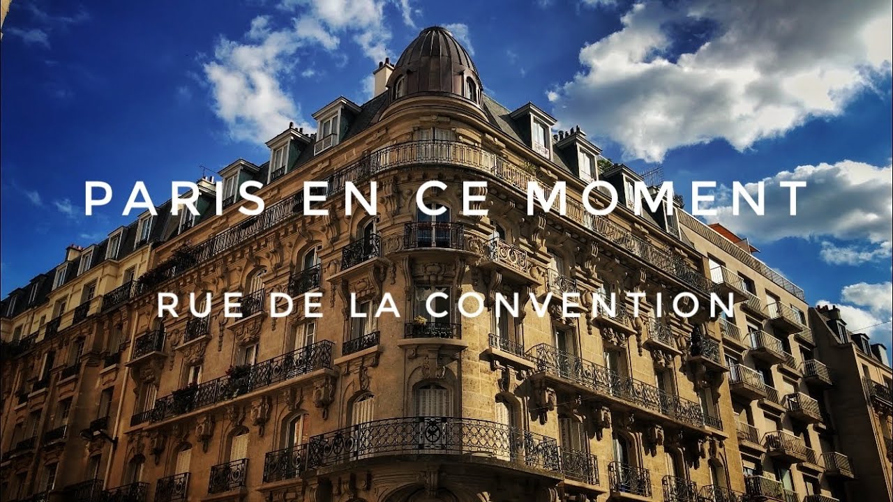 WALK IN PARIS ( RUE DE LA CONVENTION) 18/07/2020 PARIS 4K