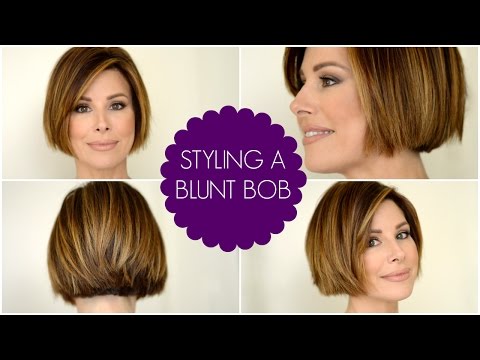 How To Style A Blunt Bob