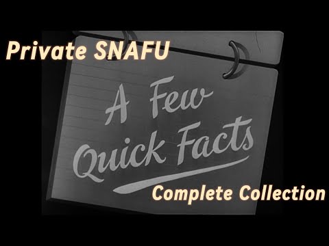 Private Snafu - A Few Quick Facts Complete Series 4K Widescreen