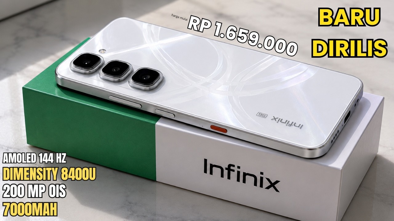 BARU SAJA RILIS‼️7000mAh, RAM 12/512 GB | HP INFINIX TERBARU JUNI 2026