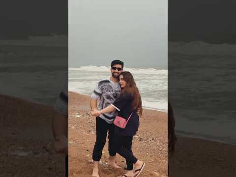 Aiman muneeb couple Dance on beach 💫❤👌 #muneeb #aimanminal #aiman #minalkhan