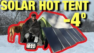 Will IT HOT TENT Solar Powered Heated Blanket EDITION