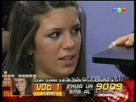 Operacion Triunfo 2009: Juliana repasa su gala junto a Rodolfo Valss