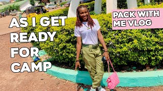 Pack with me for Nysc camp#Nysc #Camp Vlog #packwithmetocamp