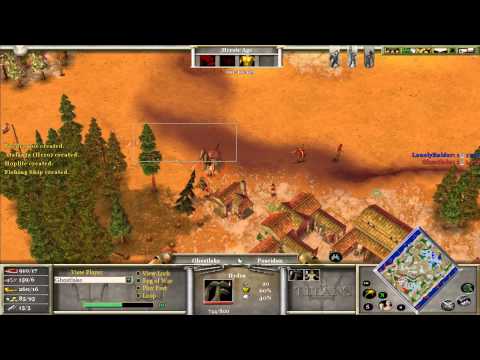 Mista (Odin) vs Ghostlake (Poseidon) on Anatolia - Age of Mythology The Titans
