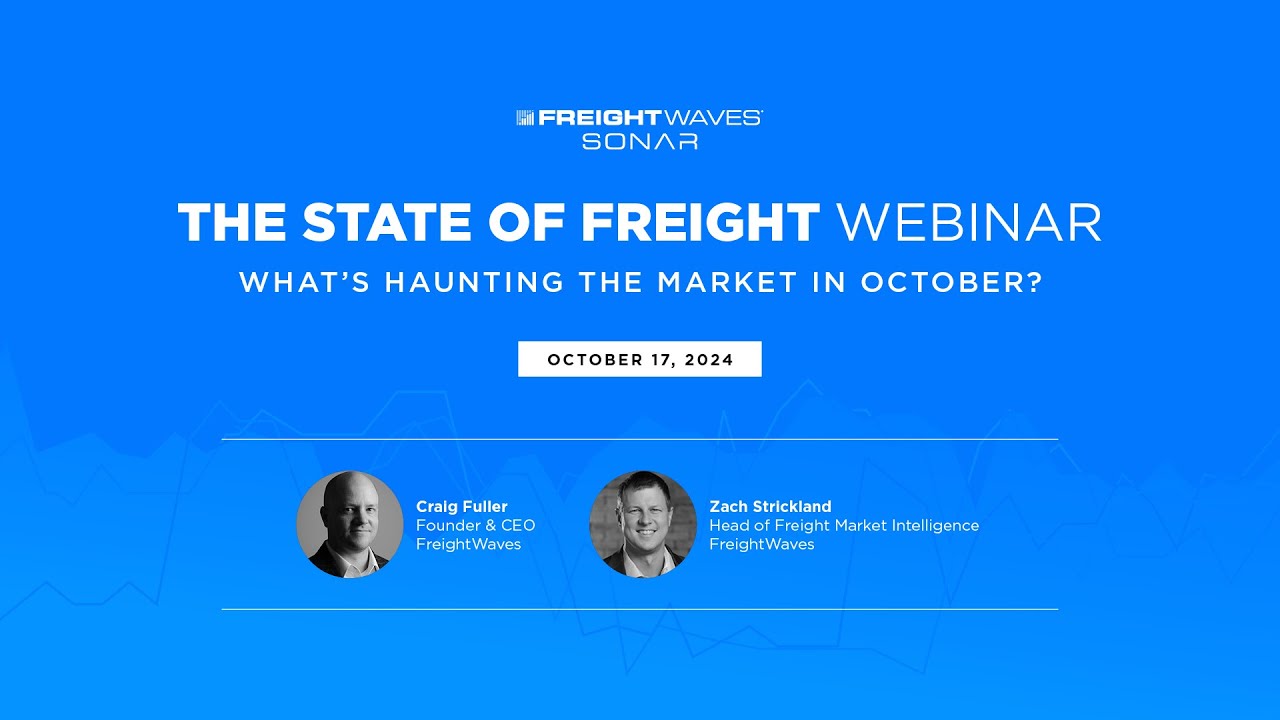 Webinar – The State of Freight: What’s Haunting the Market in October?